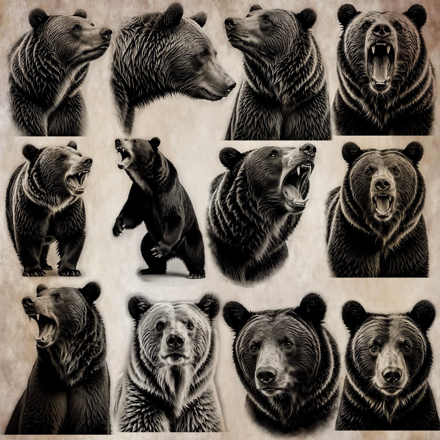 Lions! Tigers! Bears! Brush Set for Procreate