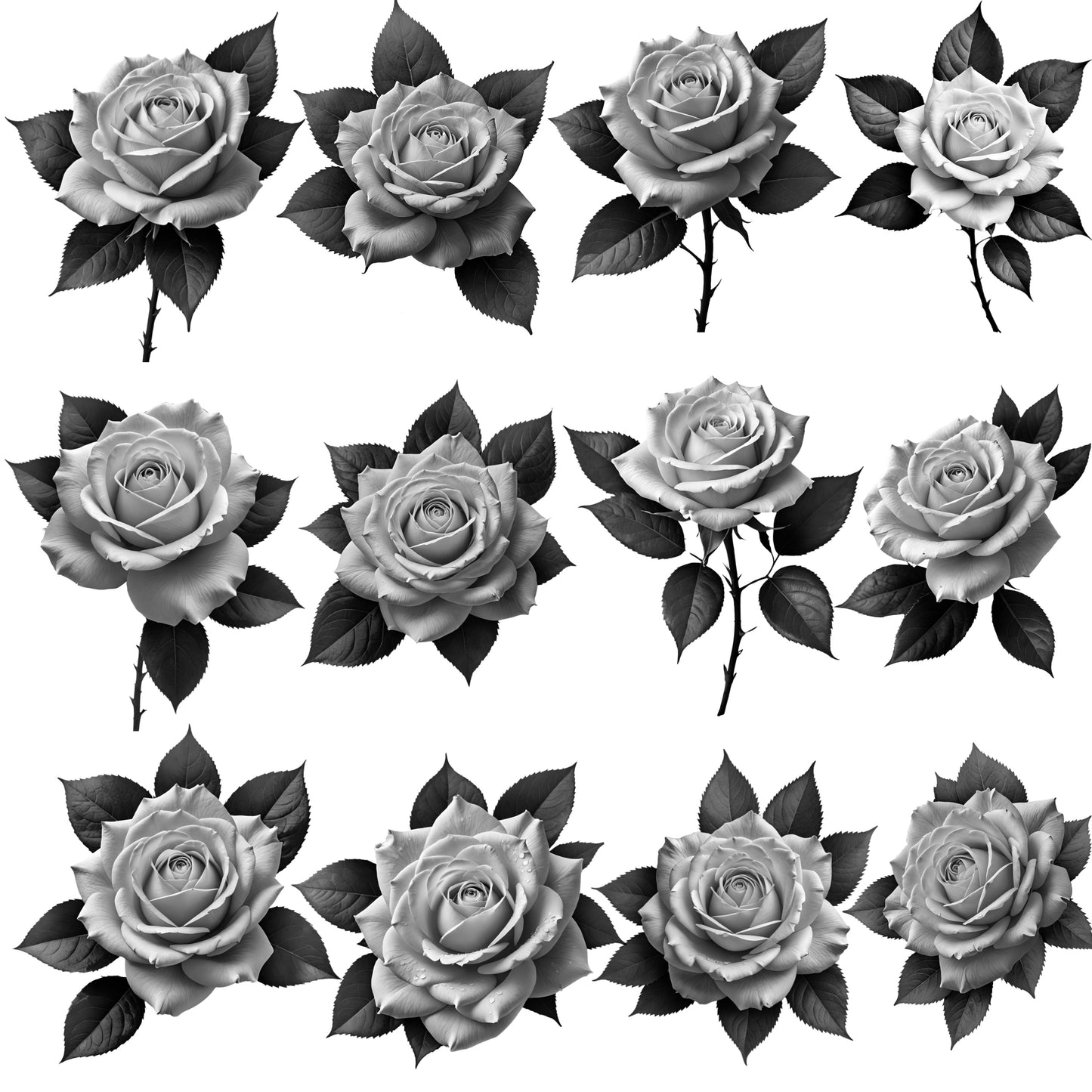 Realism Roses, 60 Procreate Brushes