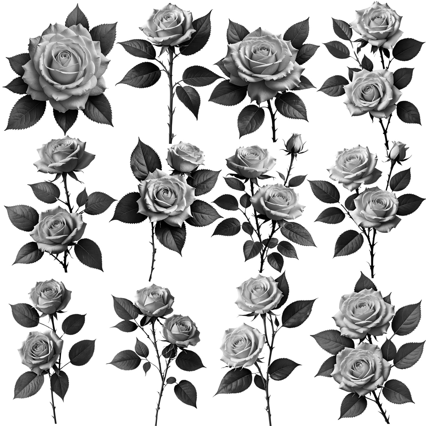 Realism Roses, 60 Procreate Brushes