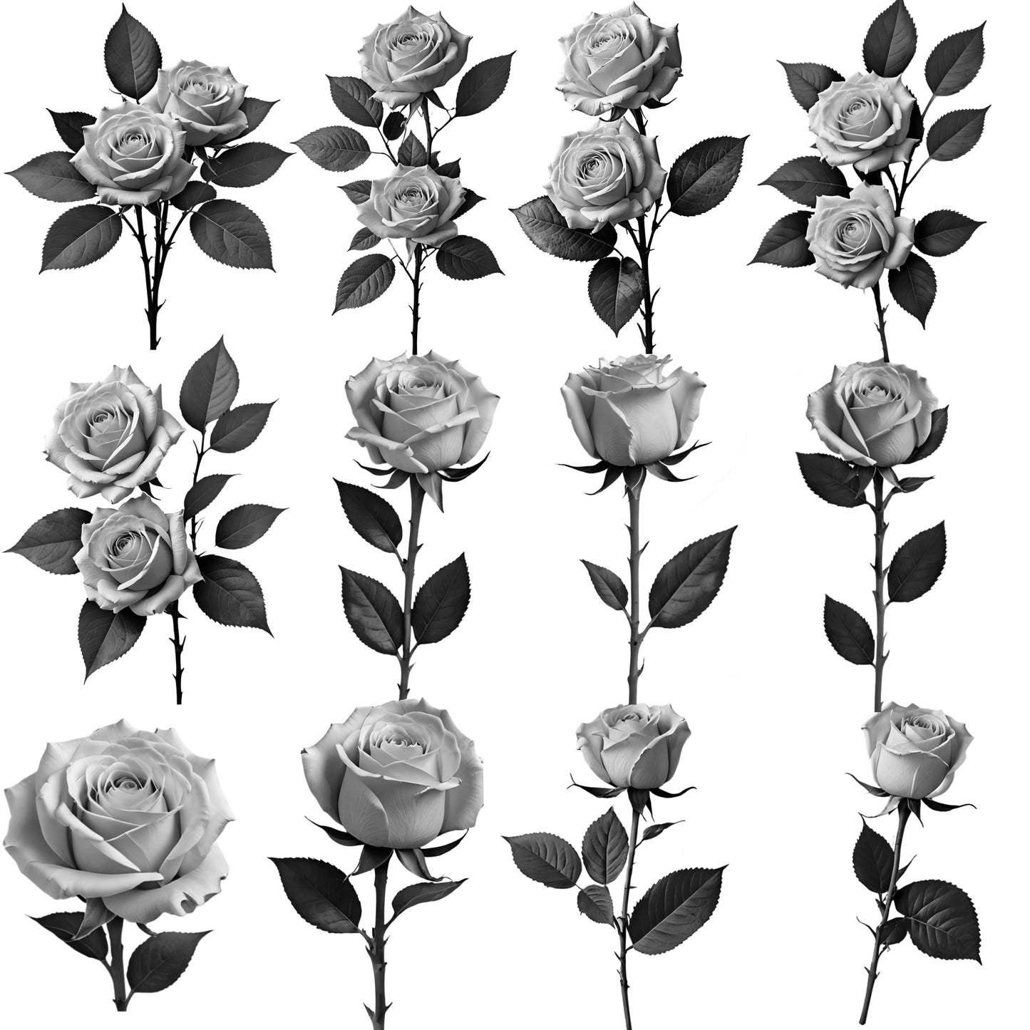 Realism Roses, 60 Procreate Brushes