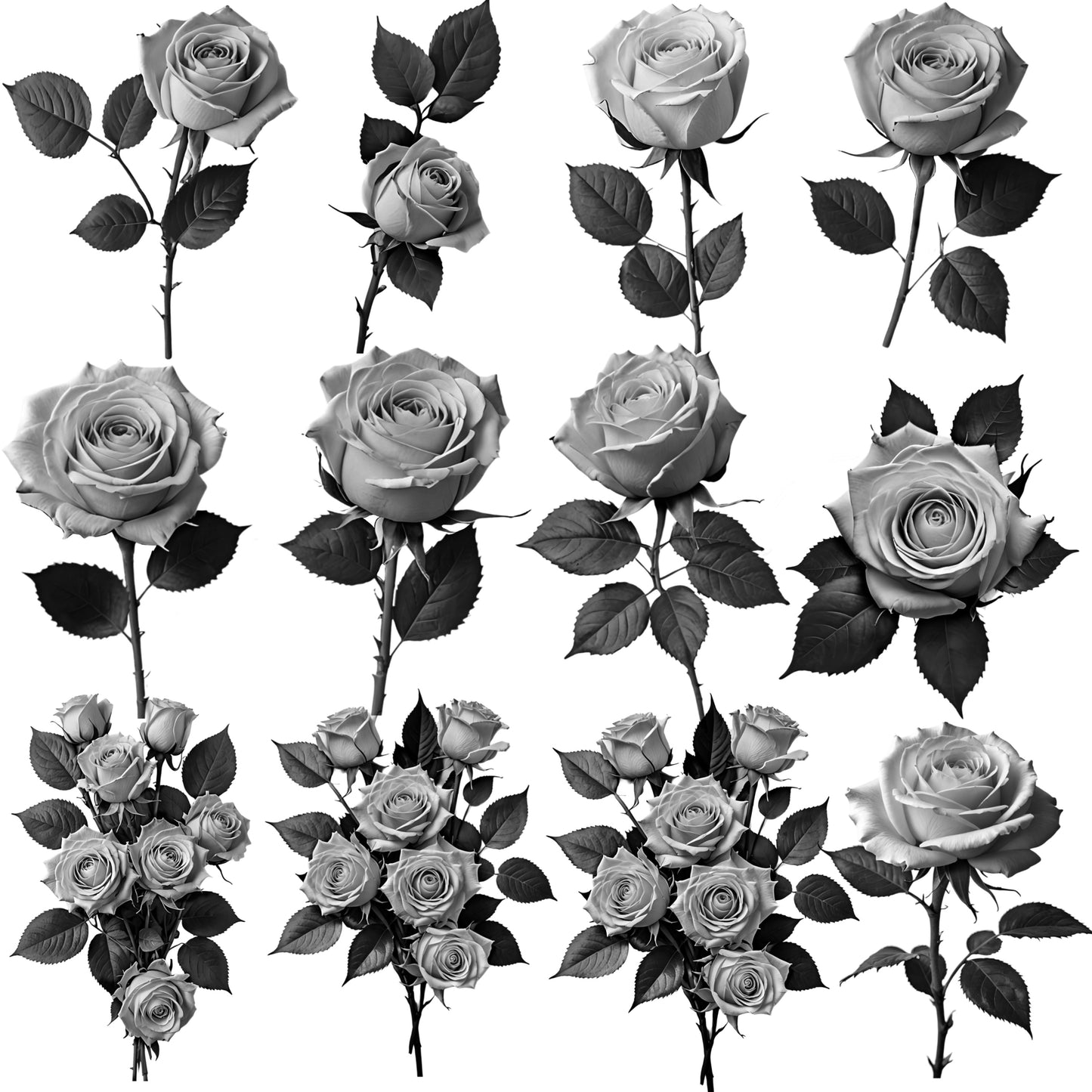 Realism Roses, 60 Procreate Brushes