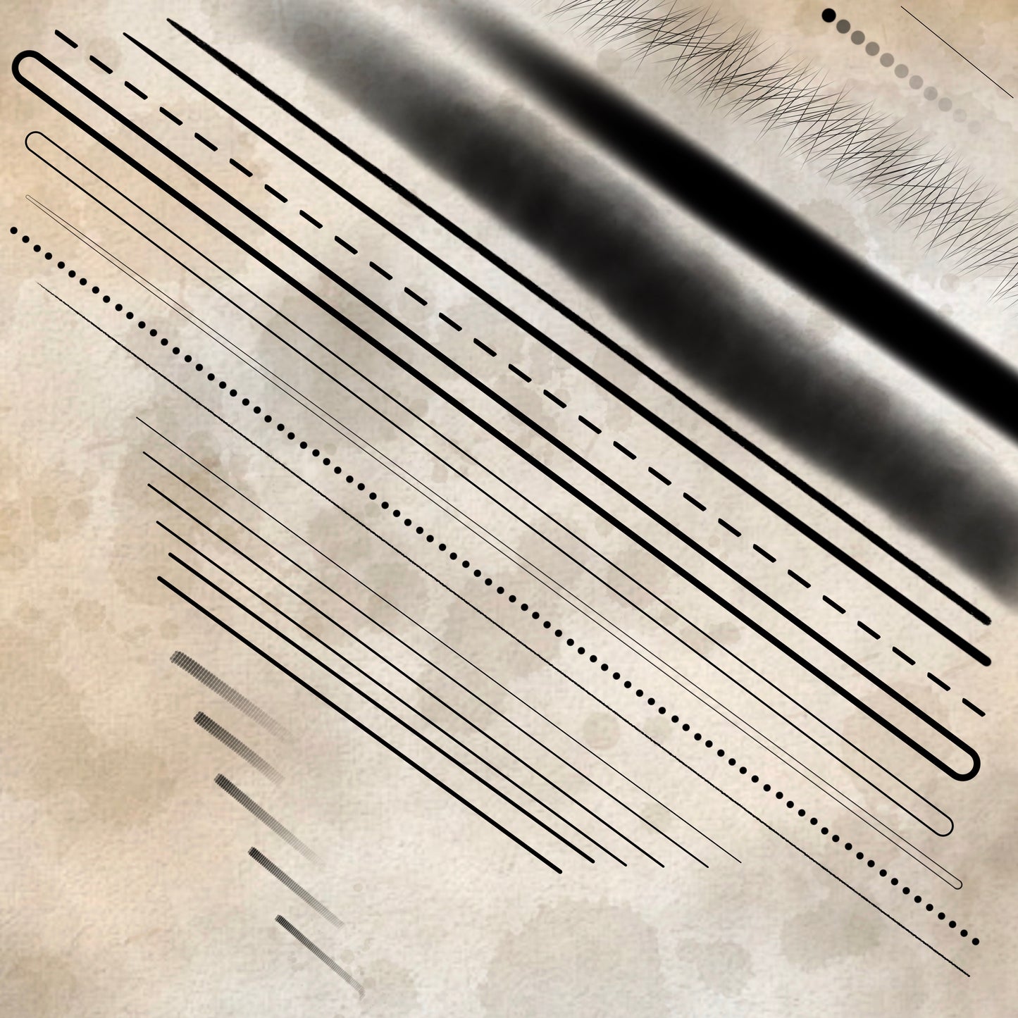 Procreate digital tattoo design tool brush set for sketching and detailing