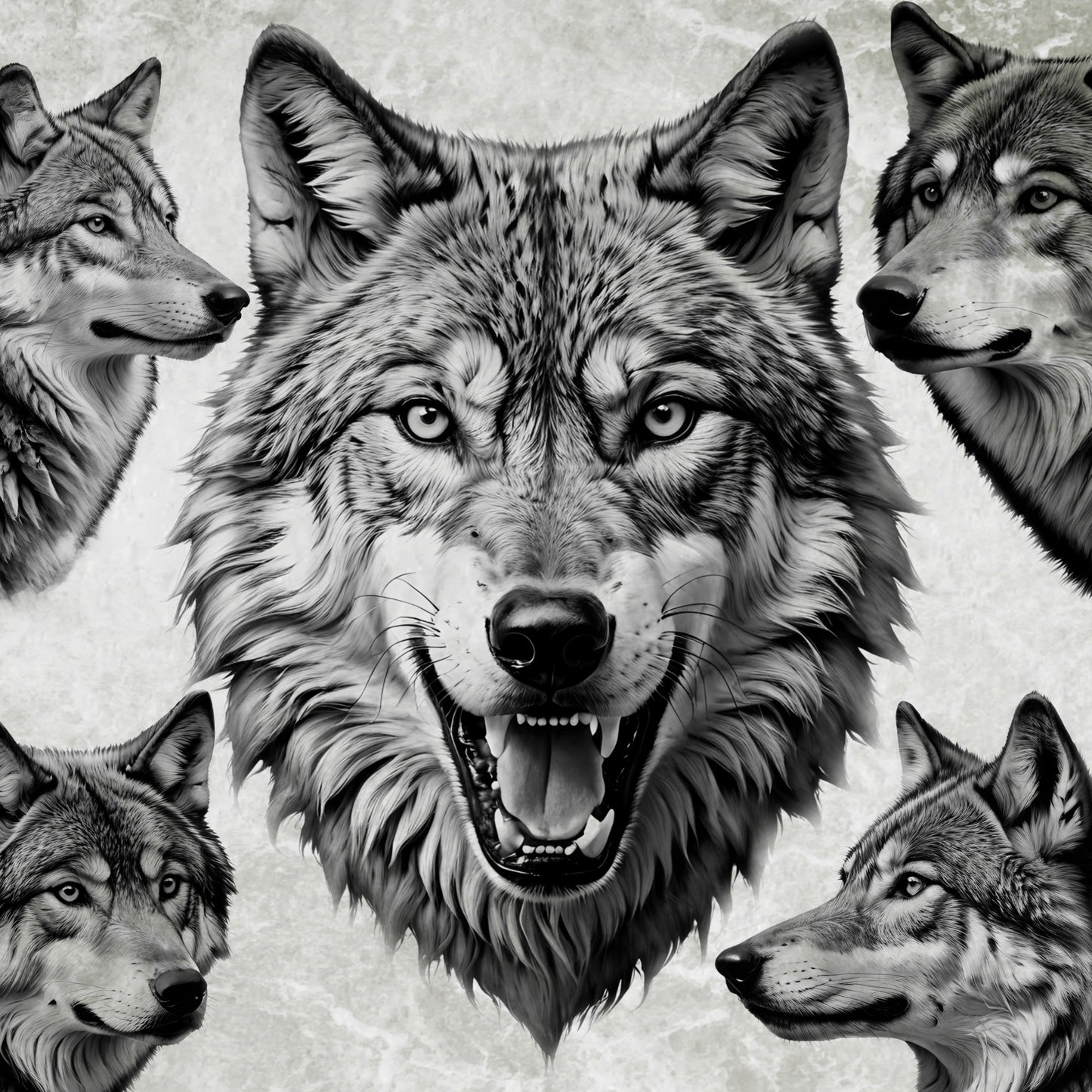 Full Animal Collection – Procreate Tattoo Stamp Set Bundle-314 Brushes