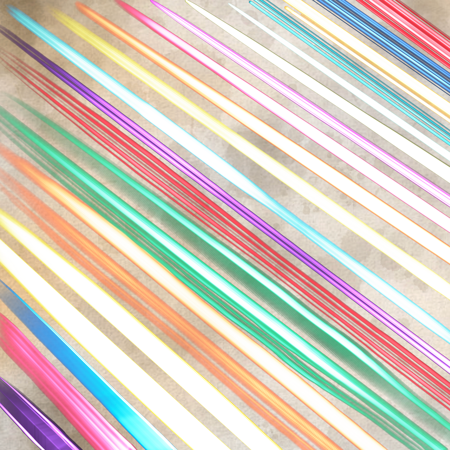 19 light/neon Procreate drawing and filler brushes for glowing effects